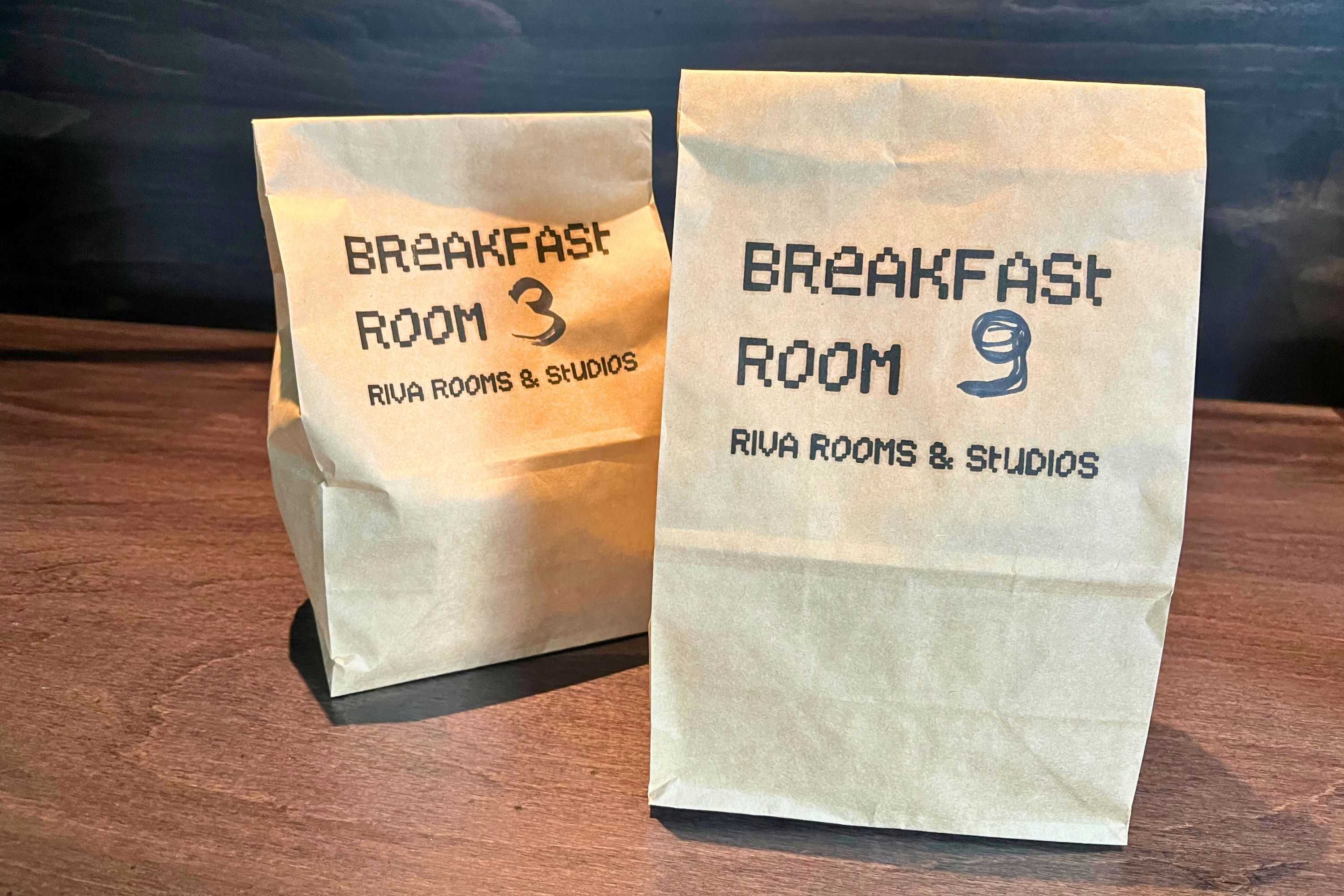 Breakfast bags